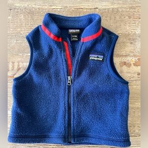 6-12 month Patagonia fleece vest